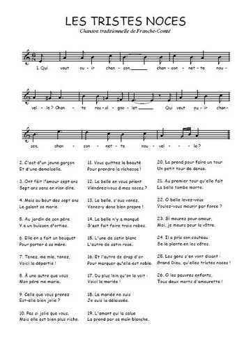 Les tristes noces